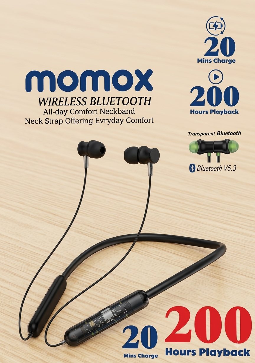 MOMOX M-2 Pro Wireless Bluetooth Neckband